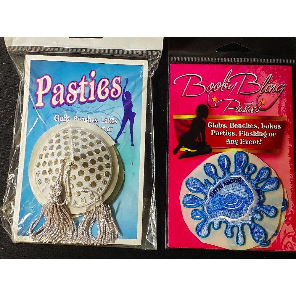Pasties  Quility Embroidered Reusable Booby Bling